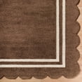 thumbnail image 7 of Mark&Day Wool Rugs, 5x7 Sanaa Modern Chocolate Area Rug, Chocolate Taupe Carpet for Living Room, Bedroom or Kitchen (5' x 7'6"), 7 of 7