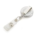thumbnail image 2 of Officeship 100 Pcs Porte-Badge Transparent Blanc Rétractable, Enrouleur de Carte Rétractable Vente en Vrac, 2 of 6