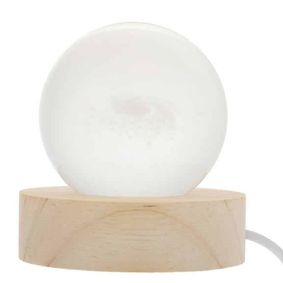 BESTONZON Decorative Crystal Ball Glowing Orb Design Item 1 Set