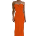 thumbnail image 3 of VISgogo Vestido Delgado para Mujer Color Sólido Cruzado Hombro Diseño Punto Versátil Elegante Vestido de Cóctel VISgogo moda, 3 of 9