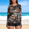 thumbnail image 6 of Vampire Diaries Women's Sunscreen Shirt Long Sleeve Workout Tops Crewneck Soft Comfy Tees Casual T-Shirt L, 6 of 7