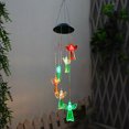 thumbnail image 4 of Garden Wind Chimes New Solar Wind Chime Lights LED Starses And Moonss Colorful Outdoor Waterproof Garden Decoration Hanging Lights, 4 of 8