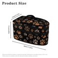 thumbnail image 4 of HELLHERO Steam Iron Bag Lightweight Iron Accessories Travel Iron Case Zipper Closure Multi-Tone Paw Print(Bag Only), 4 of 4