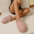 thumbnail image 3 of Women Platform Home Slippers Chunky Soft Sole Slip-On Winter Boots, 3 of 5