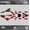 Red, variant on Kalair GFX Graphics Kit for Beta XTRAINER 250 and 300 (2020-2022) Patriot Series