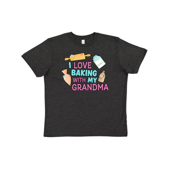 Inktastic I Love Baking with My Grandma Youth T-Shirt