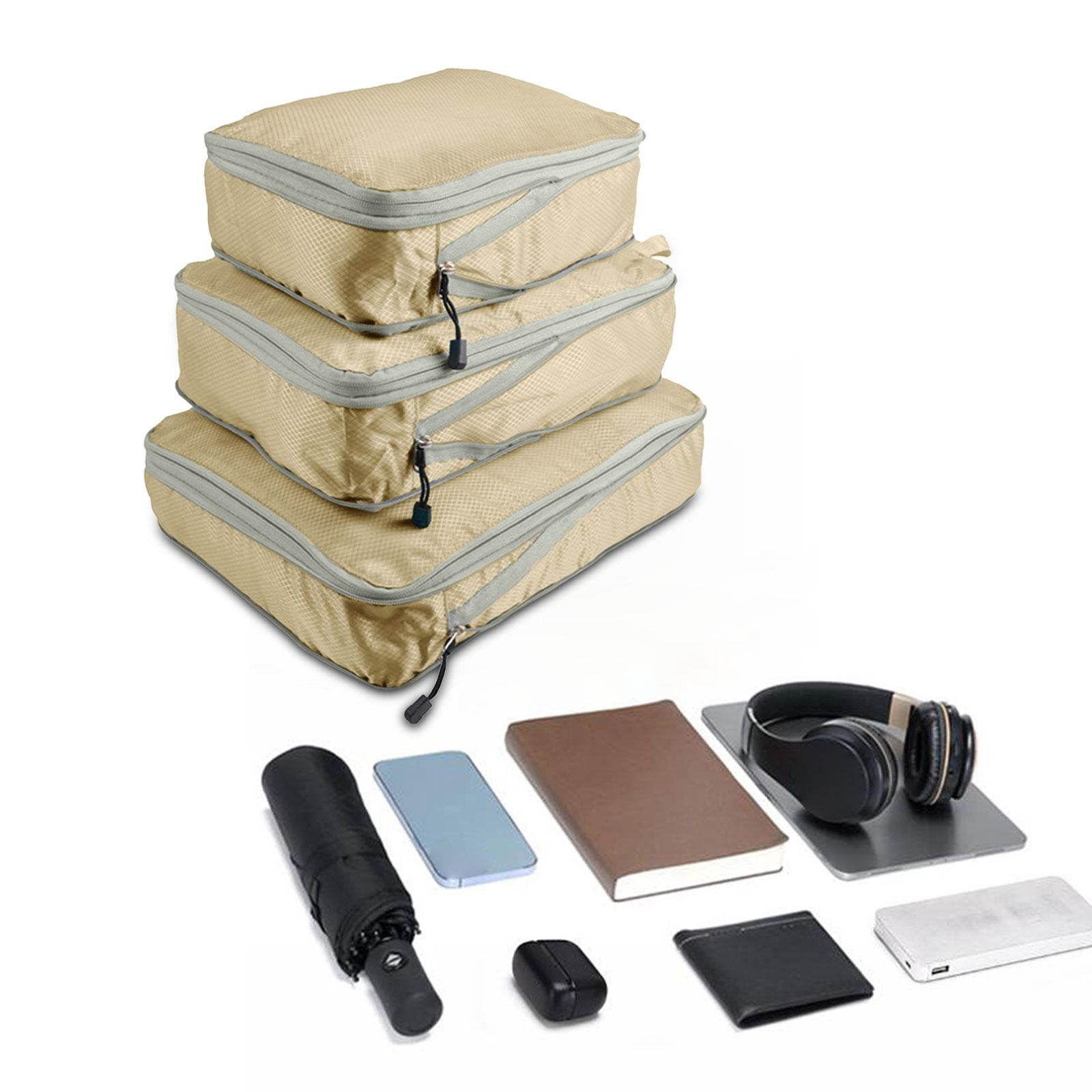 Nishiyuenyi Packing Cube Shoe Bag Pouch Travel Essentials Luggage Organizer Packing Cube for 3pcs