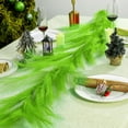 thumbnail image 4 of Dalrosia Christmas Tree Garland Decoration Pampas Grass Garland Faux Artificial Fabric Feathers Boho for Mantle Xmas Tree Home Farmhouse Christmas Holiday Party Supplies, 4 of 6