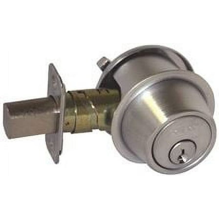 Schlage Bc500 Single Cylinder Deadbolt Adj Bs Sc1 Satin Chrome