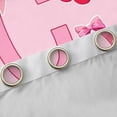 thumbnail image 4 of Homewish Girls Personalized Gifts Blackout Curtains Set of 2 (52x84 Each),Bowknot Latter C Window Curtains,Cartoon Bow Tie Ribbon Curtains and Drapes For Girls Teens,Lightweight Room Decoration, 4 of 6