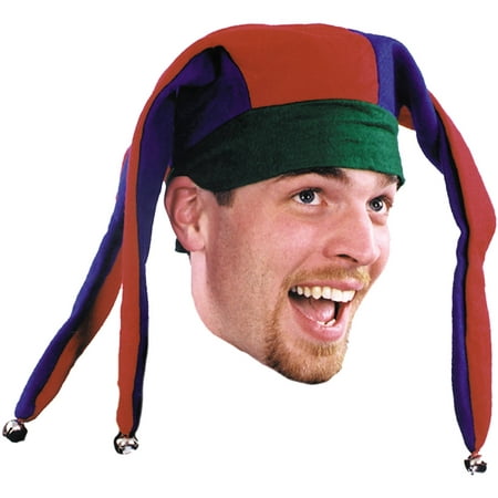 Jester Hat with Bells Economy Adult Halloween Accessory