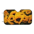 thumbnail image 7 of Balery Flower Bush Sunflower Windshield Sun Shade, Car Front Window Sunshade Cover ,Automotive Interior Portected Blocks Uv Rays For Car Pickup Truck Suv Accessories- Medium, 7 of 7