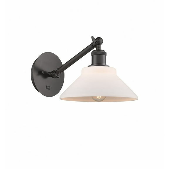 317-1W-OB-G131-LED-Innovations Lighting-Orwell - 1 Light Wall Sconce In Industrial Style-9.38 Inches Tall and 8.38 Inches Wide Oil Rubbed Bronze Matte
