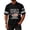 Black A, variant on V Neck Casual Sports T Shirt with Independence Day Print United States of America 250th Anniversary 1776 2026 Jersey Style Top Pink G S