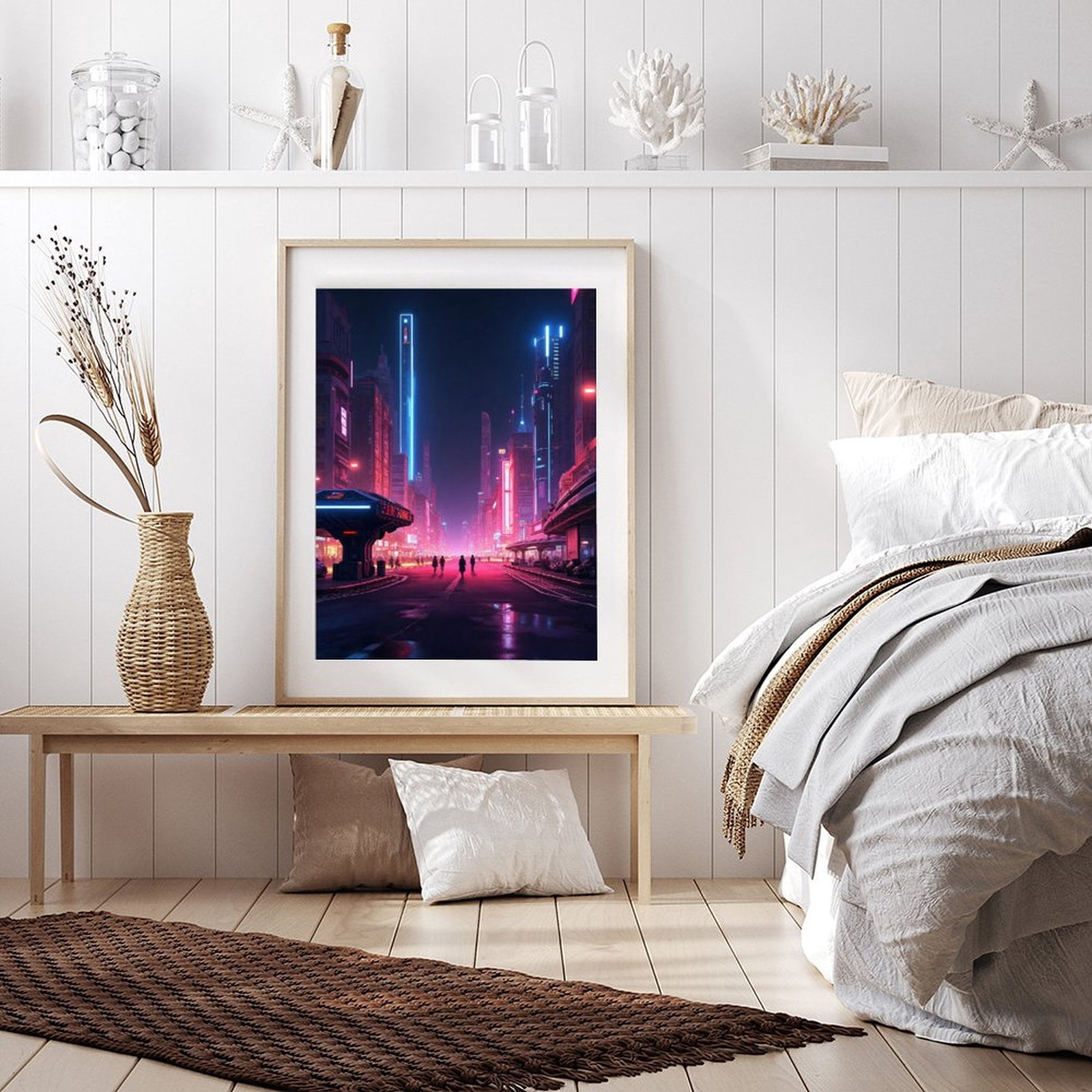 Diamond Art Kits for Adults - Cool Cyberpunk Cityscape Print No.93 5D Frameless Dimond Painting Kit for Adults Beginner, Round Diamond Kits for Home Wall Decor, Gift for Women