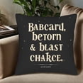 thumbnail image 5 of Set of 2 Decorative Throw Pillow Covers 18x18in with Dark Background Light Beige Quote & Star Accents for Couch Bed Car, 5 of 8