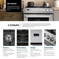 thumbnail image 3 of 30 in. Nebula Collection 5.0 cu. ft. 5 burner Gas Range in Stainless Steel, 3 of 16