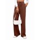 thumbnail image 2 of Pantalones Deportivos Casuales para Mujer, de Pierna , Holgados, con Cordón Ajustable, Cintura Alta, Elásticos y Bolsillos. Naranja Rojo XXL, 2 of 9
