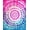 Pink Purple Blue White, Pattern 1, variant on ODIKA Pink Tie Purple Dye Swirl Ombre Gradient Watercolor Abstract Foldable Easy Care for King Size Bedroom, Master Suite, Under Bed