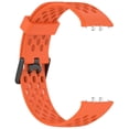 thumbnail image 4 of Correa Reloj Silicona Deportiva para Fit 3 () Naranja, 4 of 9