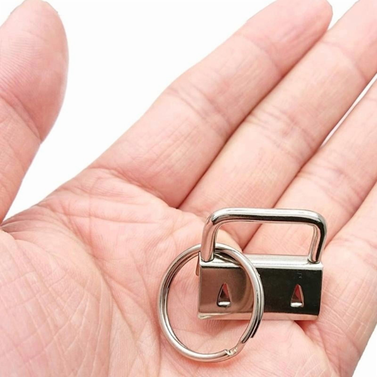 71 Pcs for Key Fob Hardware Set Includes 20 for Key Chain Pendants 20 Keychain Tassel 20 Open Rings 10 Lobster Clasps 1