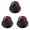 Black knob - 01, variant on LOOKSEVEN 3Pcs Guitar Reflector Knobs For Les Paul SG - 3 Base Colors 10 Red Top Options-Gold knob - 01
