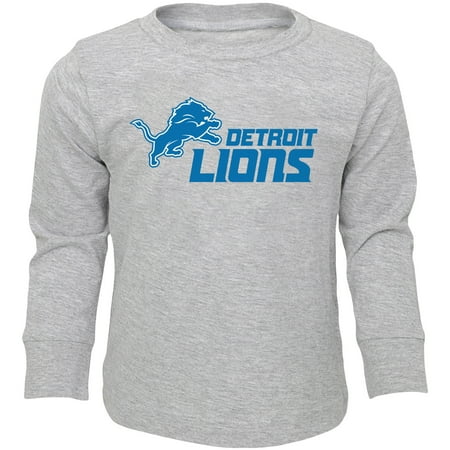 - Infant Heathered Gray Detroit Lions Team Long Sleeve T-Shirt