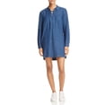 thumbnail image 1 of Soft Joie Robe Chemise Katiana pour Femmes, Bleu, Très Petit, 1 of 1