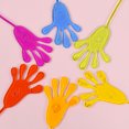 thumbnail image 4 of 10-50 piezas de juguetes divertidos y pegajosos para manos de niños, palmas elásticas, pegajosas, juguetes blandos para palmas, regalo novedoso para niños, suministros para recuerdos de fiesta, 4 of 5