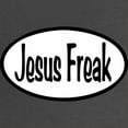 thumbnail image 2 of CafePress - Jesus Freak Oval Maternity Dark T Shirt - Maternity Dark T-Shirt, 2 of 3