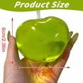 thumbnail image 2 of Green Apple Squishy Toy,Squeeze Luck Squishies,Sugar Swaps Squishies,Handmade Slow Rising Stress Relief Fidget, Festive Party Favor & Desk Decor, Portable 3.5in, 2 of 8