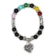 thumbnail image 1 of Guardurnaity de de chakras con piedras naturales para la paz interior Pulseras de chakras Cristales de chakras 8 mm Type3 NO3, 1 of 6