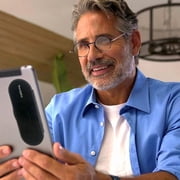 Always With You by ThinOptics Reading Glasses with Slim Case – Readers Attach to Your Phone, Tablet, or Fit in Your Pocket - Round Tortoise, 1.0x