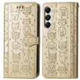 thumbnail image 1 of Funda Cartera FOXDOCK para Samsung Galaxy A35 5G , Flip PU con Relieve de Gatos y Perros, Tarjetero y Soporte, 1 of 6