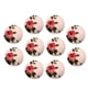 thumbnail image 4 of 10 piezas de botones cubiertos de tela, botones de vástago de 2 cm botón de tela con motivos florales para coser usted mismo artesanías artesanías cos Estilo 6 Soledad Botones cubiertos de tela, 4 of 7