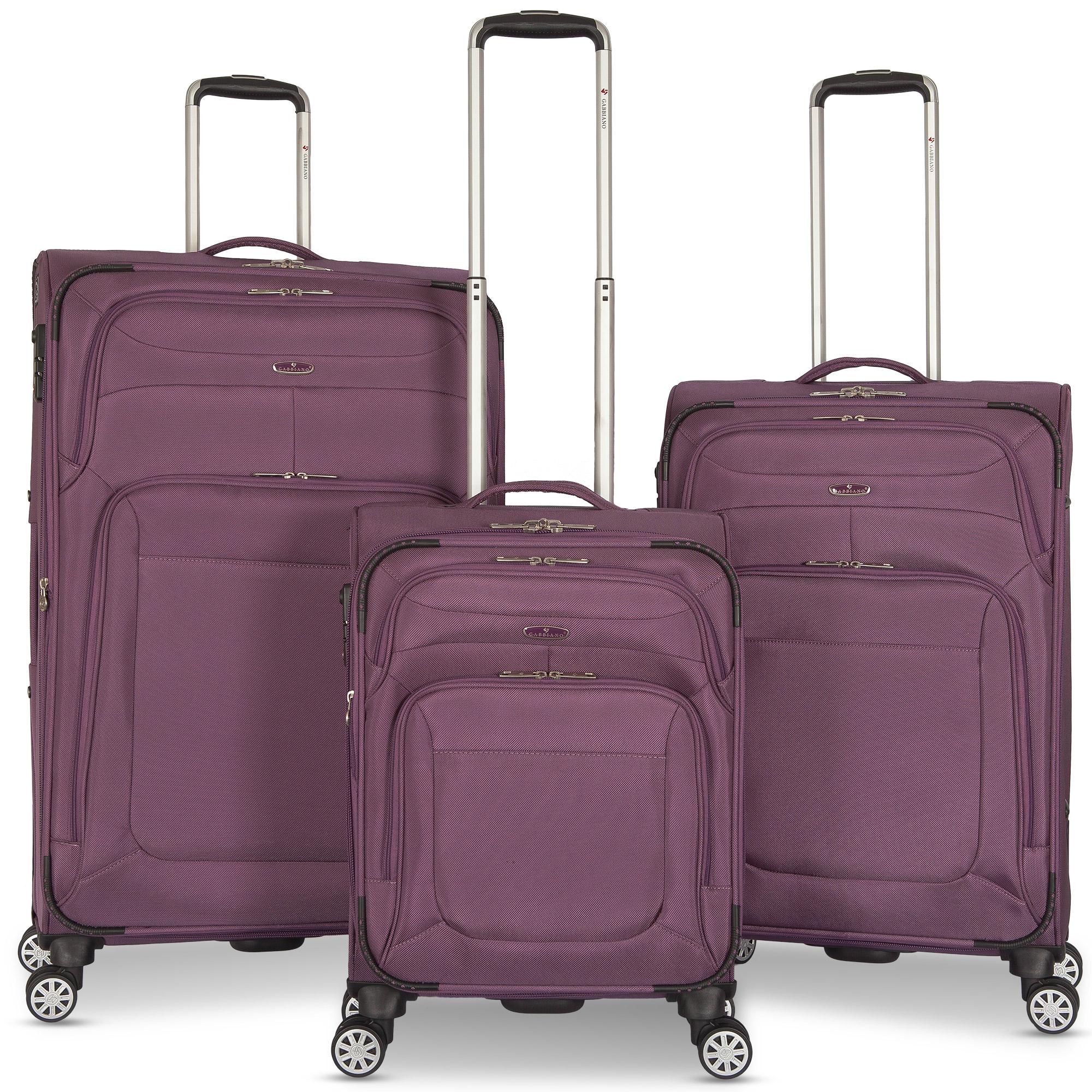 Gabbiano Luggage The Barcelona Collection 3Piece Upright Spinner Set