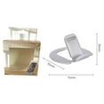 thumbnail image 5 of WRISTBIQUE Home Office Accessories Desk Phone Stand 2Pcs Metal General Style Silver, 5 of 10