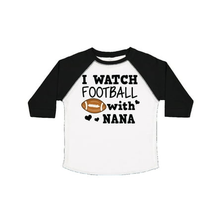 

Inktastic I Watch Football with My Nana Gift Toddler Boy Girl T-Shirt