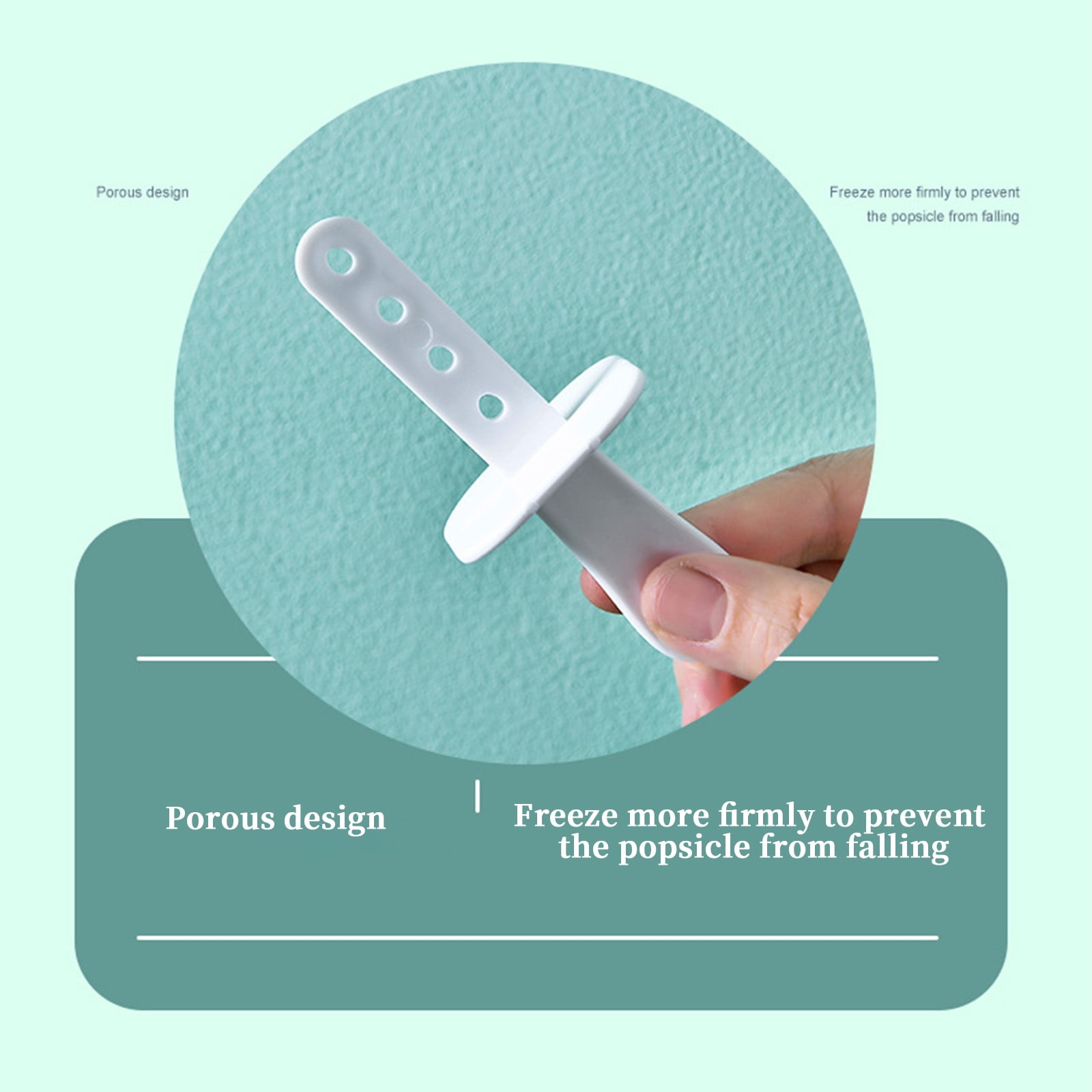 Fufafayo Popsicle Molds Silicone Reusable Ice Cream Molds, Easy Release Ice Maker for Homemade Popsicles, Foldable Ice Tray for Freezer Kitchen Party