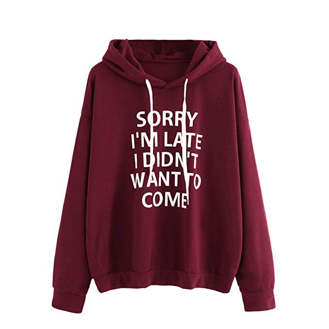 letter print hoodie