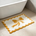 thumbnail image 6 of Antqov Bow Bath Mat 16x24" Cute Non Slip Bedroom Rug Soft Absorbent Bath Rug for Bedroom Bathroom Home Floor, 6 of 6