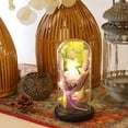 thumbnail image 2 of POINTERTECK --- Rose In Glass Dome With Fairy Light String  Valentine Rose Gift Girlfriend  Mother‘s Day Gifts, 2 of 3
