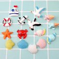thumbnail image 3 of 40 Pcs Halloween Resin Flatback Decorations, 3D Phone Case Flatback Accessory with ship lifebuoy starfish anchor DIY Mini Halloween Slime Charms for D, 3 of 5