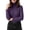 01-Purple, variant on Turtleneck Sweaters for Women Fall Winter Warm Long Sleeve Ribbed Knit Pullover Slim Fitted Basic Layering Tops