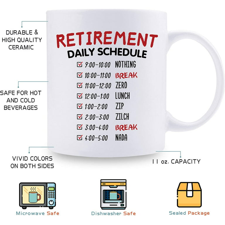  Coffee Mug I'm Done Retired Waitress Senior Citizen Gifts for  Men Women Coworker Family Lover Special Gifts for Birthday Christmas Funny  Gifts Presents Gifts 562097 : Home & Kitchen
