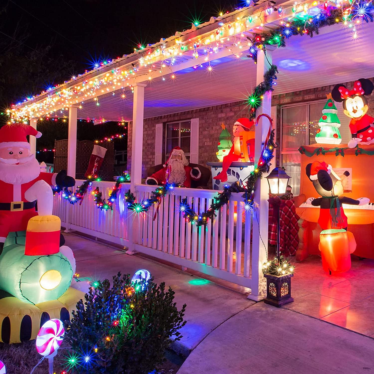 Guirlande Lumineuse LED 30 M 300 LED Avec 8 Modes D'éclairage Guirlande Lumineuse Extérieur Intérieur IP44 étanche Lumières De Noël Pour Fête De Mariage Blanc Chaud NAIZY