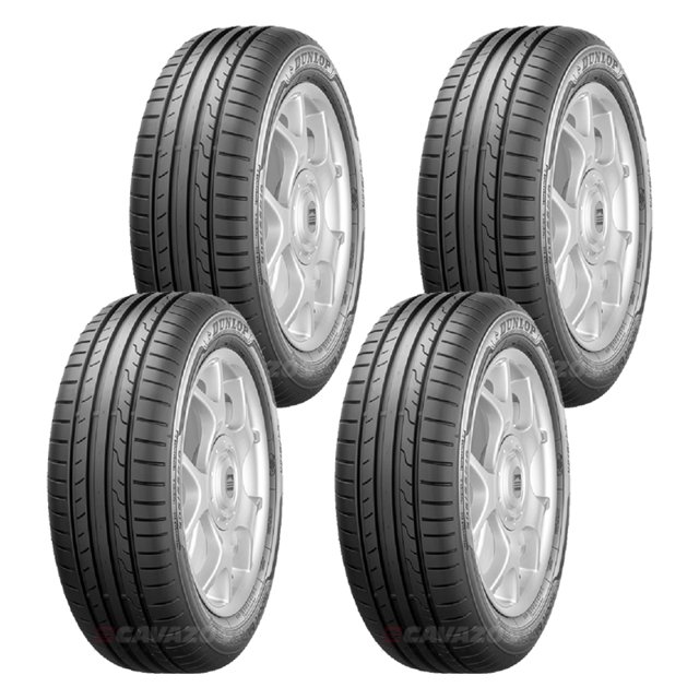 PAQUETE DE 4 LLANTAS 205/55 R16 DUNLOP SPORT BLURESPONSE 91W