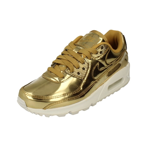 Women's Nike Air Max 90 SP Metallic Gold/Metallic Gold (CQ6639 700) - 6.5