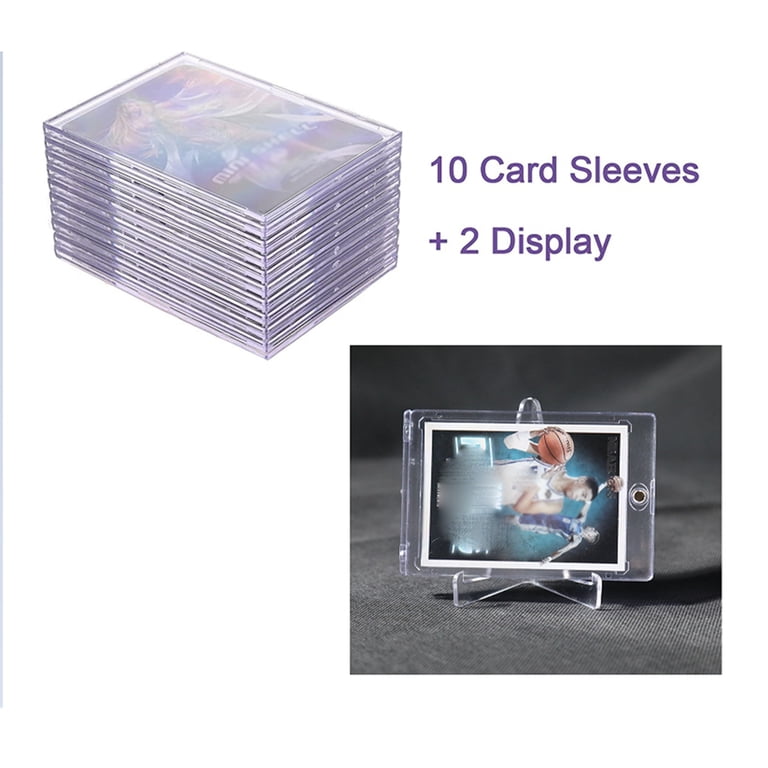 hard shell card sleeves 1000ct (10 packs) Notched Soft Card Sleeves for Thick Size Trading Car –  Columbia Hobby - Sports Card Boxes - Toploaders main image 0
