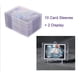thumbnail image 3 of Fundas para Tarjetas Cargadores Superiores 10 Protector de Tarjetas de PláStico Duro Ladrillo Transparente para Tarjetas + 2 Soportes de ExhibicióN, 3 of 5